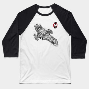 Serenity sumi-e Baseball T-Shirt